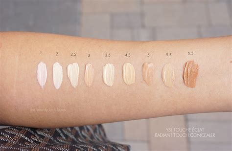 ysl touche eclat concealer swatches